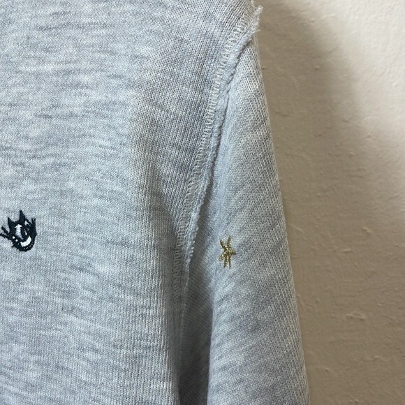 SCOTCH & SODA BLAUW LOVES FELIX EMBROIDERED SWEATSHIRT 2018 - S - Picture 8 of 11